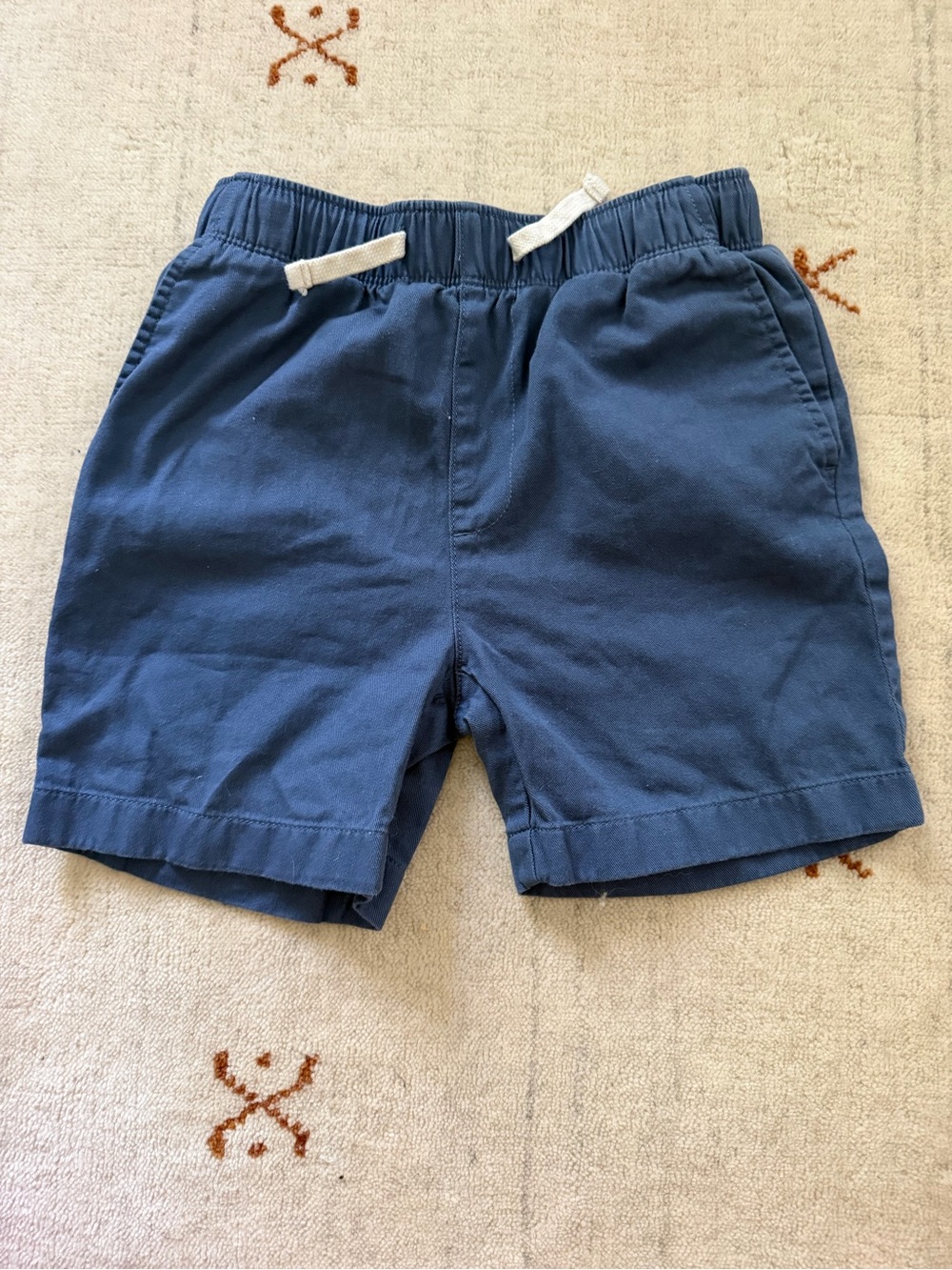 Boys Crewcuts chino shorts in blue, size 7